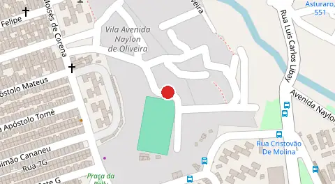 Mapa da localização