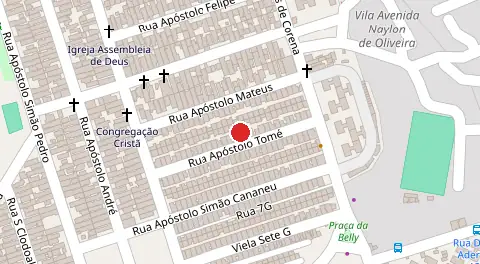 Mapa da localização