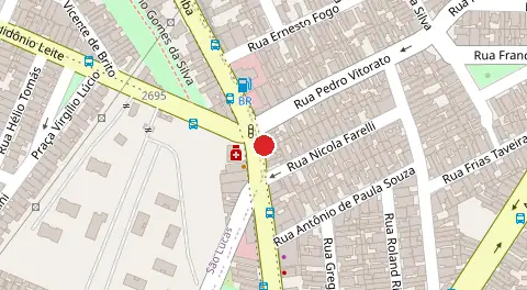 Mapa da localização