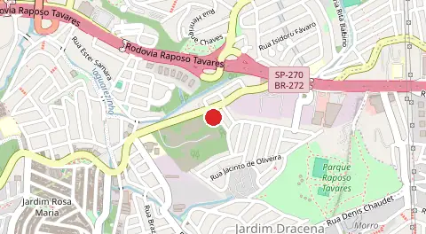 Mapa de Jardim Raposo Tavares