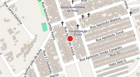 Mapa da localização