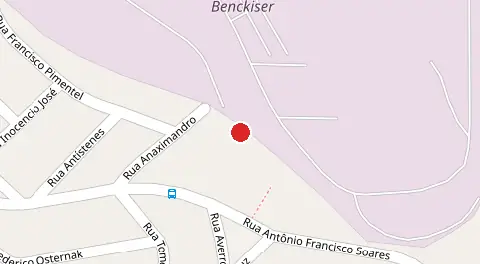 Mapa da localização