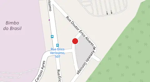 Mapa da localização