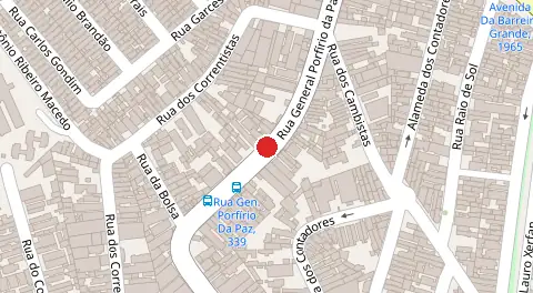 Mapa da localização