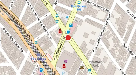Mapa da localização