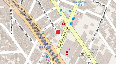 Mapa da localização