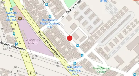 Mapa da localização