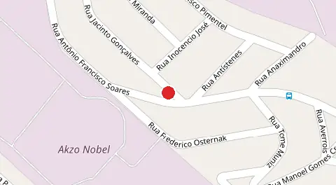 Mapa da localização