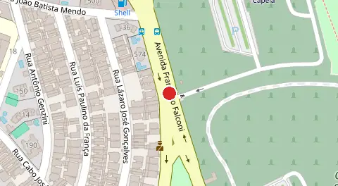 Mapa da localização