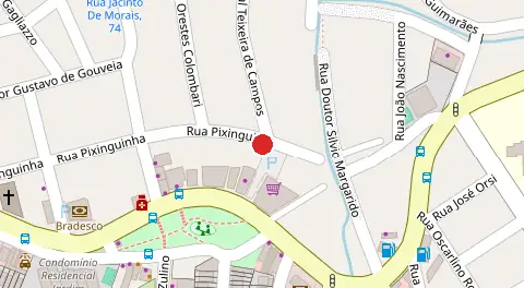 Mapa da localização