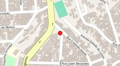 Mapa da localização