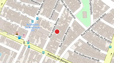 Mapa da localização