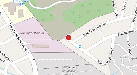 Mapa da localização