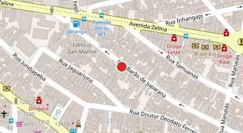 Mapa da localização