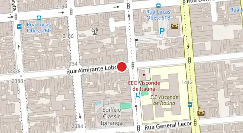 Mapa da localização