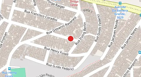 Mapa da localização