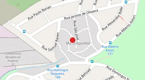 Mapa da localização