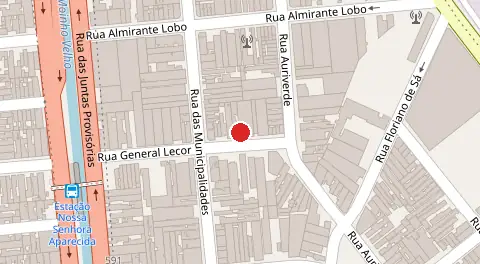 Mapa da localização