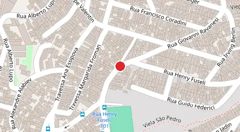 Mapa da localização
