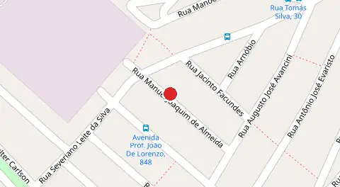 Mapa da localização