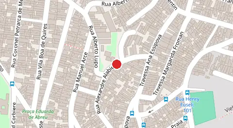 Mapa da localização