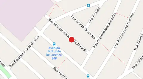 Mapa da localização