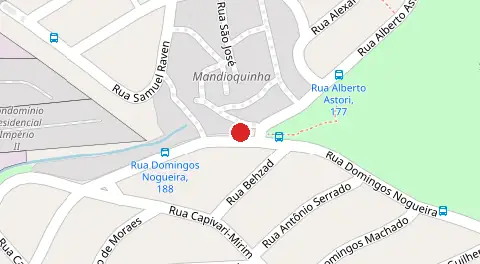 Mapa da localização