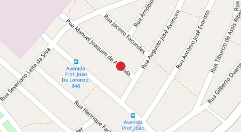 Mapa da localização