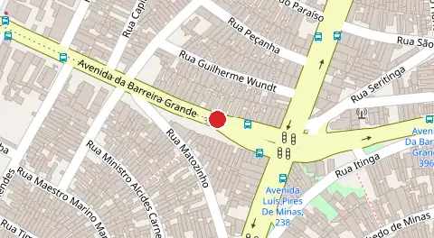 Mapa da localização