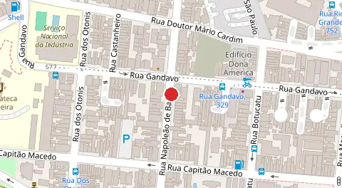 Mapa da localização
