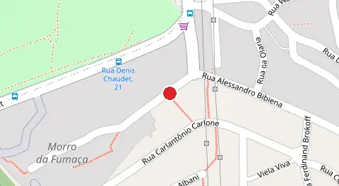 Mapa da localização