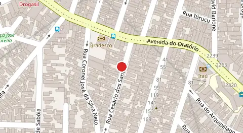 Mapa da localização