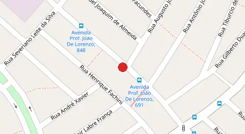 Mapa da localização