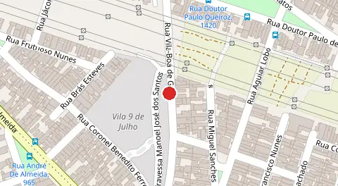 Mapa da localização
