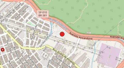 Mapa de Jardim Cinco de Julho