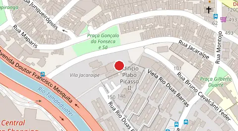 Mapa da localização