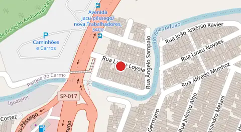 Mapa da localização