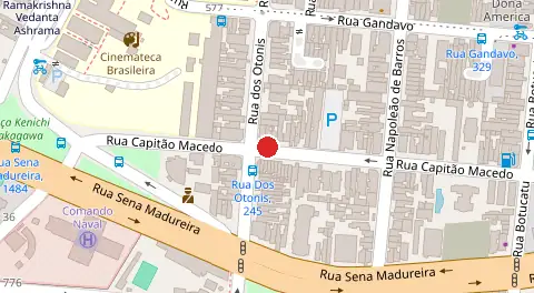 Mapa da localização
