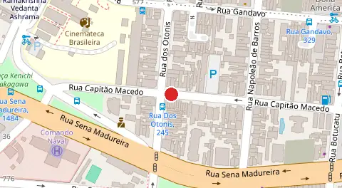 Mapa da localização