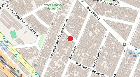 Mapa da localização