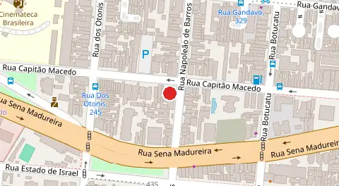 Mapa da localização