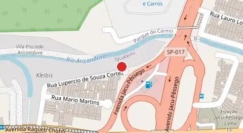 Mapa da localização