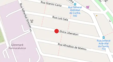 Mapa da localização