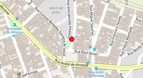 Mapa da localização