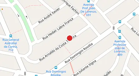 Mapa da localização
