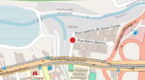 Mapa da localização