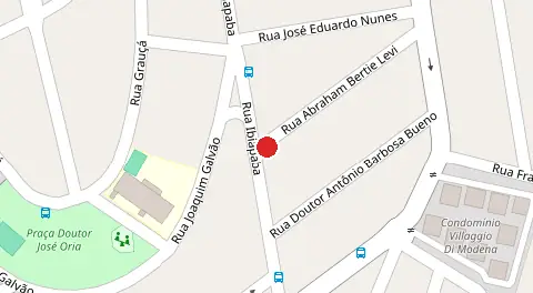 Mapa da localização