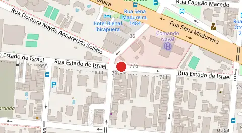 Mapa da localização