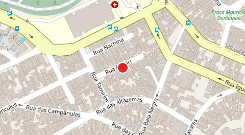 Mapa da localização