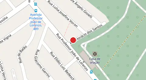Mapa da localização